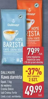 Kawa ziarnista Crema Dolce lub Crema Forte