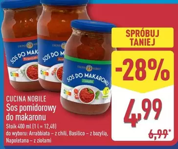 Sos pomidorowy do makaronu