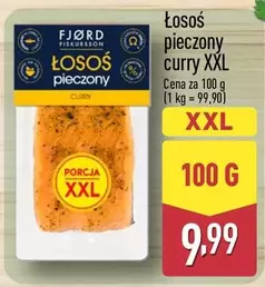 Łosoś pieczony curry XXL