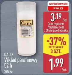Wkład parafinowy 52 h