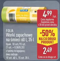 Worki zapachowe na śmieci 60 L, 35 L