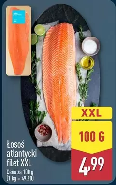 Łosoś atlantycki filet XXL