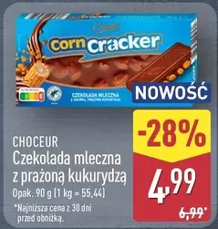 Czekolada mleczna z prażoną kukurydzą