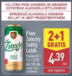 Piwo Żatecký Světlý Ležák