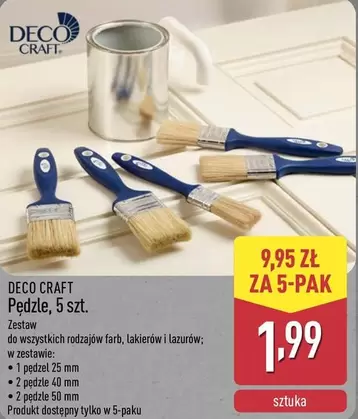 Mm - Pędzle, 5 szt.