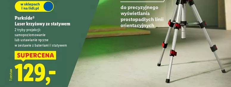 Laser krzytowy ze staływem