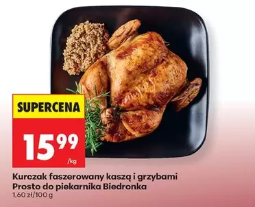 Prosto - Kurczak faszerowany kaszą i grzybami