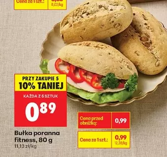 Fitness - Bułka poranna fitness