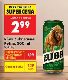 Żubr Jasne Pełne