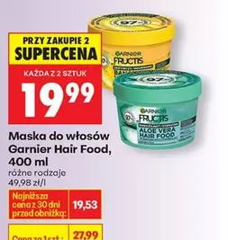 Aloe - Maska do włosów Garnier Hair Food