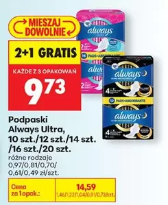 Podpaski Always Ultra