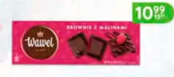 Brownie - z malinami