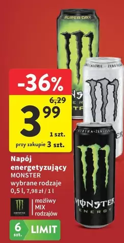 Monster - Napój energetyzujący