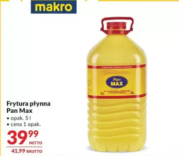 Pan - Frytura płynna  Max