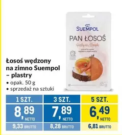 Pan - Łosoś wędzony na zimno - plastry