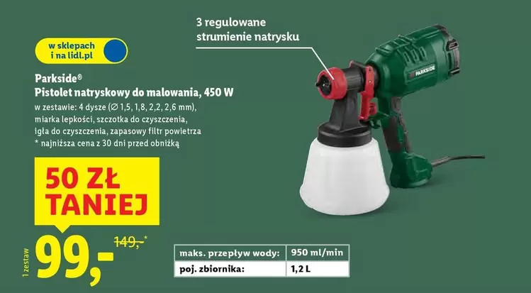 Mm - Pistelet natryskowy de malewania, 450 W