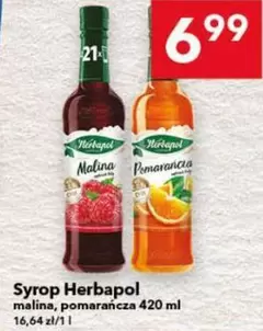 Syrop Herbapol malina, pomarańcza