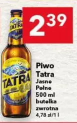 Piwo Tatra Jasne Polne