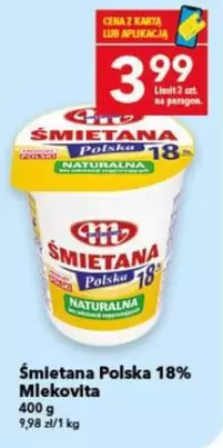 Śmietana Polska 18%