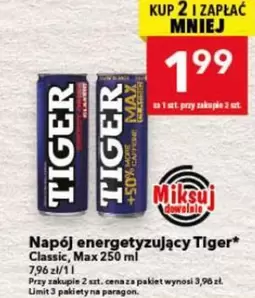 Tiger - Napój energetyzujący