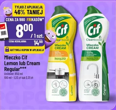 Ph - Mleczko Cif Lemon lub Cream Regular