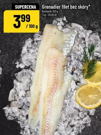 Grenadier filet bez skóry*