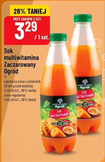 Sok multiwitamina Zaczarowany Ogród