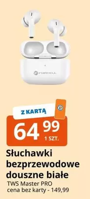 Master - Słuchawki bezprzewodowe douszne białe