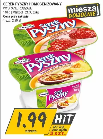 SEREK PYSZNY HOMOGENIZOWANY