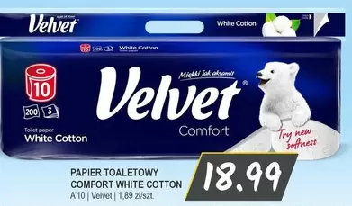 PAPIER TOALETOWY COMFORT WHITE COTTON