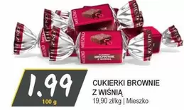 Brownie - CUKIERKI BROWNIE Z WISNIĄ