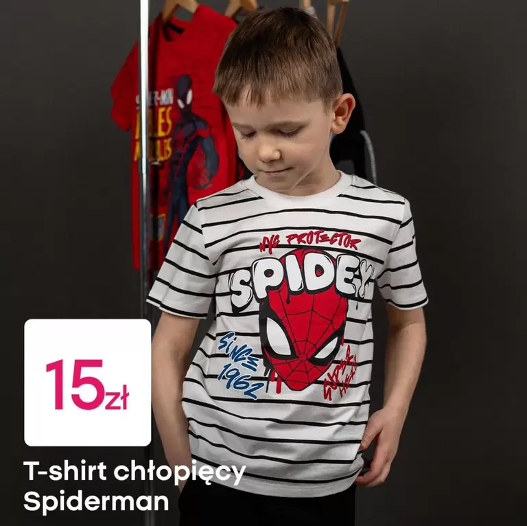 Spiderman - T-shirt chłopięcy
