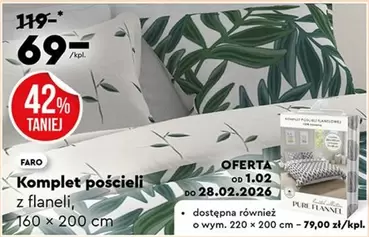 Komplet pościeli z flaneli