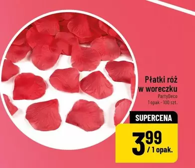 Płatki róż w woreczku