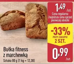 Fitness - Bułka fitness z marchewką