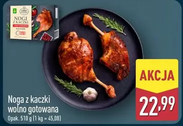 Noga z kaczki wolno gotowana