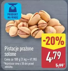 Pistacje prażone solone