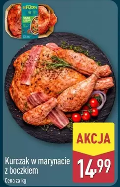 Kurczak w marynacie z boczkiem