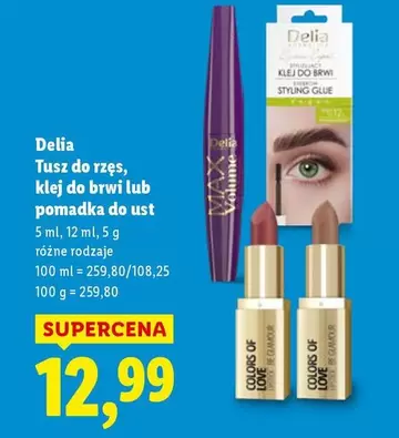 Glamour - Tusz do rzęs, klej do brwi lub pomadka do ust