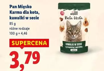 Pan - Karma dla kota, kawałki w sosie