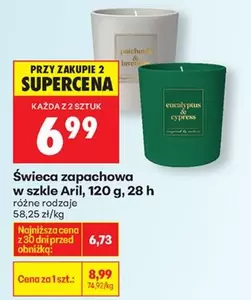 Świeca zapachowa w szkle Aril