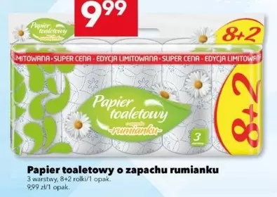 Papier toaletowy o zapachu rumianku