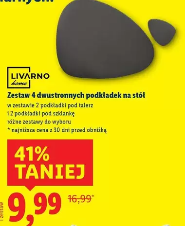 Zestaw 4 dwustronnych podkładek na stół