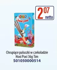 Chrupiące paluszki w czekoladzie Hoxi Poxi 36g Tim