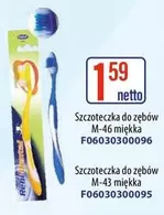 Szczoteczka do zębów M-46 miękka F06030300096, Szczoteczka do zębów M-43 miękka F06030300095