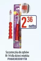 Szczoteczka do zębów M-14 dla dzieci miękka F06030300118
