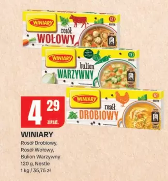 Rosół Drobiowy, Rosół Wołowy, Bulion Warzywny