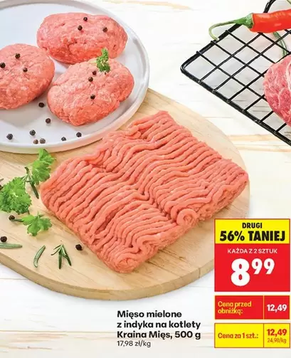 Mięso mielone z indyka na kotlety