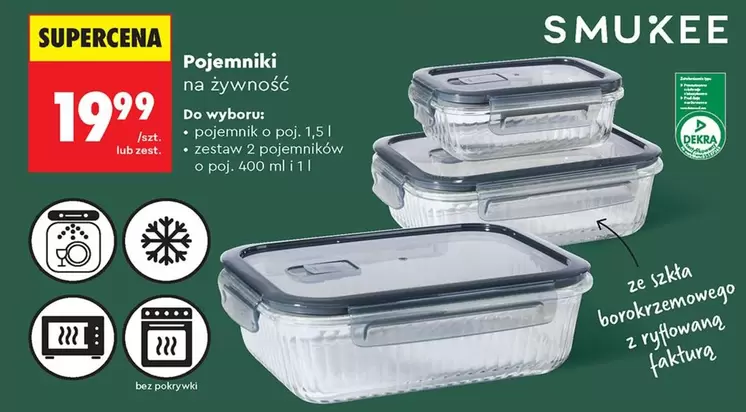 Pojemniki na żywność