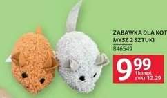 ZABAWKA DLA KOTA MYSZ 2 SZTUKI 846549